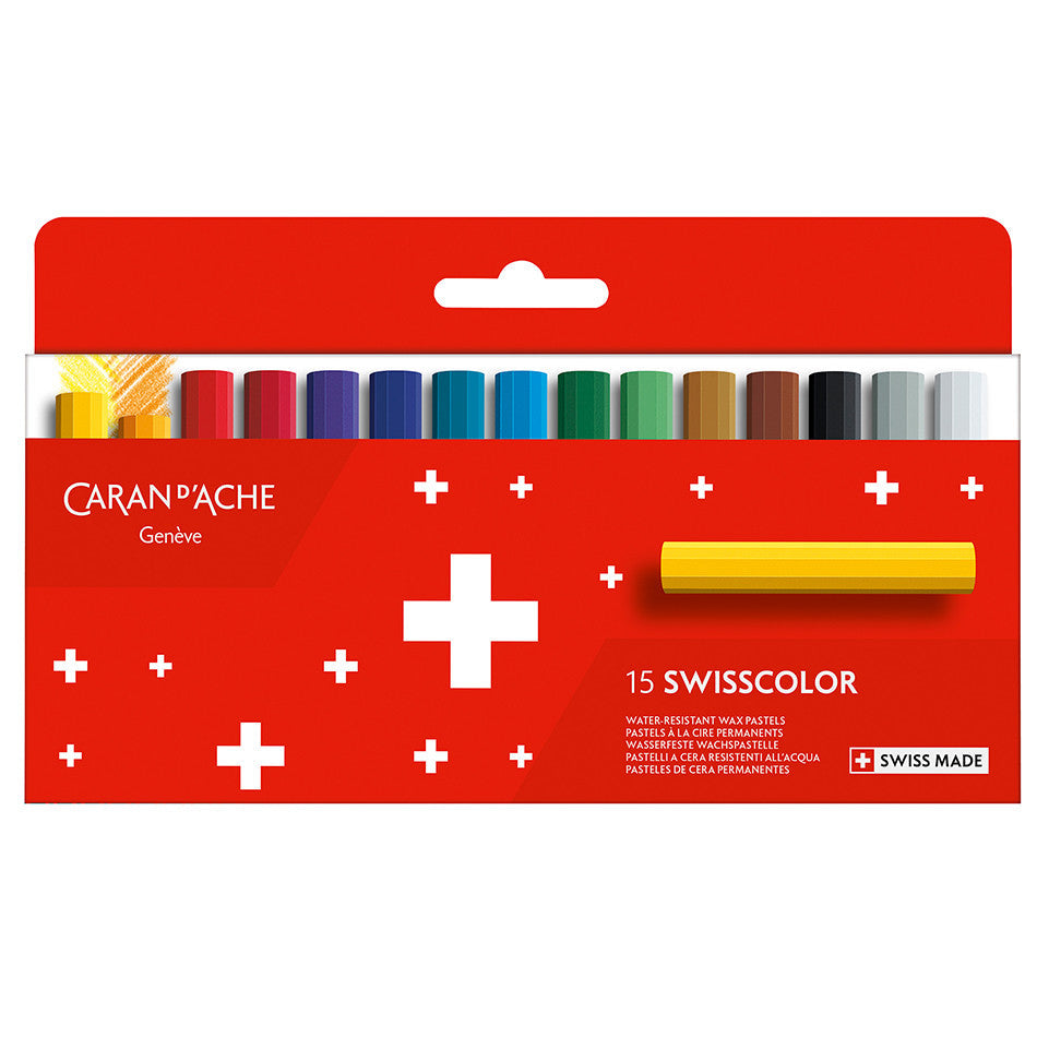 Swisscolor Permanent Half Stick Pastel Set of 15