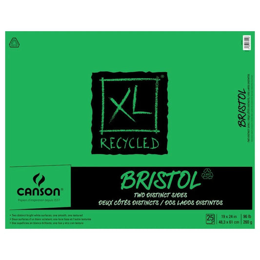 Canson XL Recycled Bristol Pads - 19" x 24"