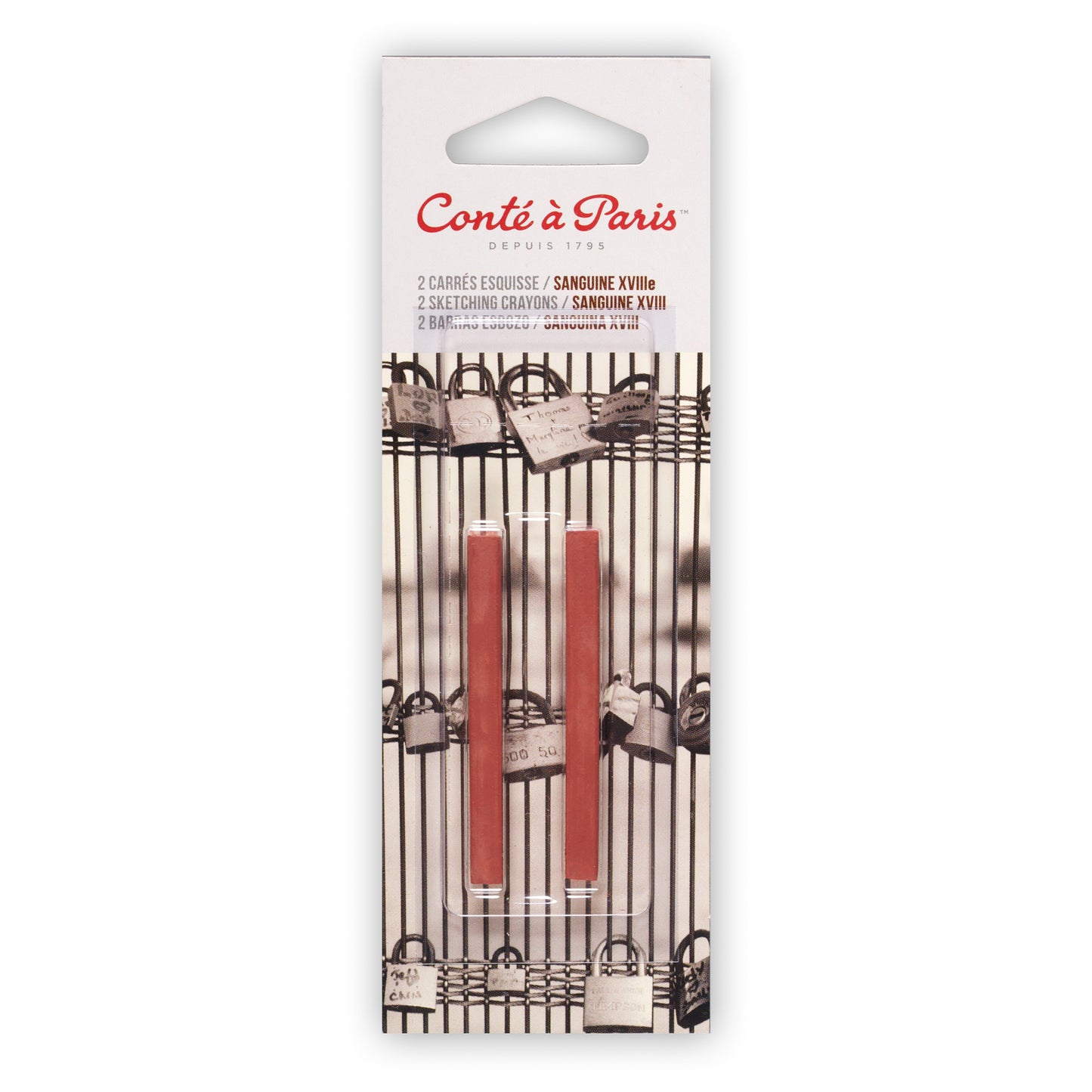 Conte Sketching Carre Crayons - 2 packs