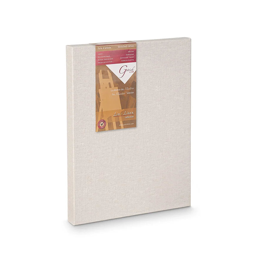 Gotrick Primed Stretched Linen Deep Canvas White - 36"x48"