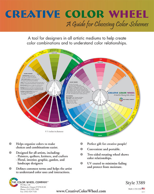 Creative Color Wheel 9.25"D