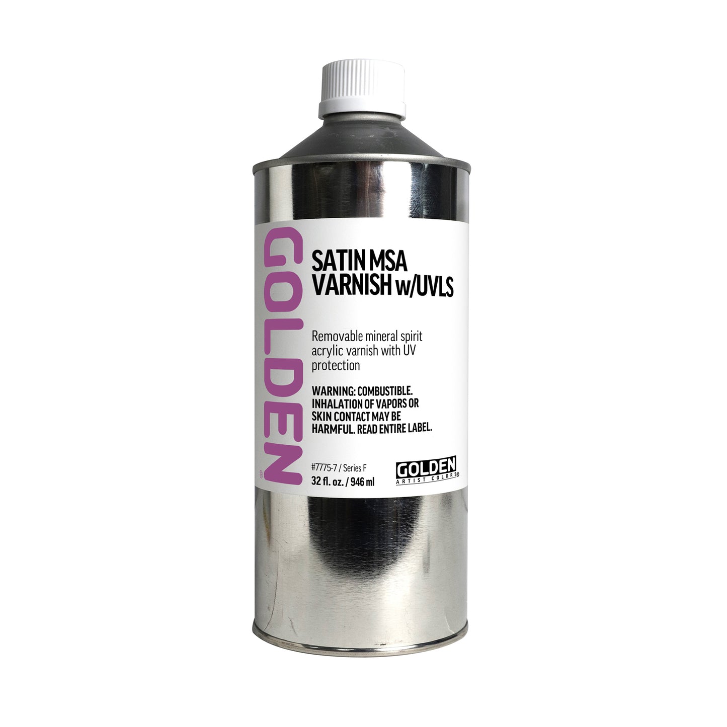 GOLDEN MSA Satin Varnish w/UVLS - 32oz