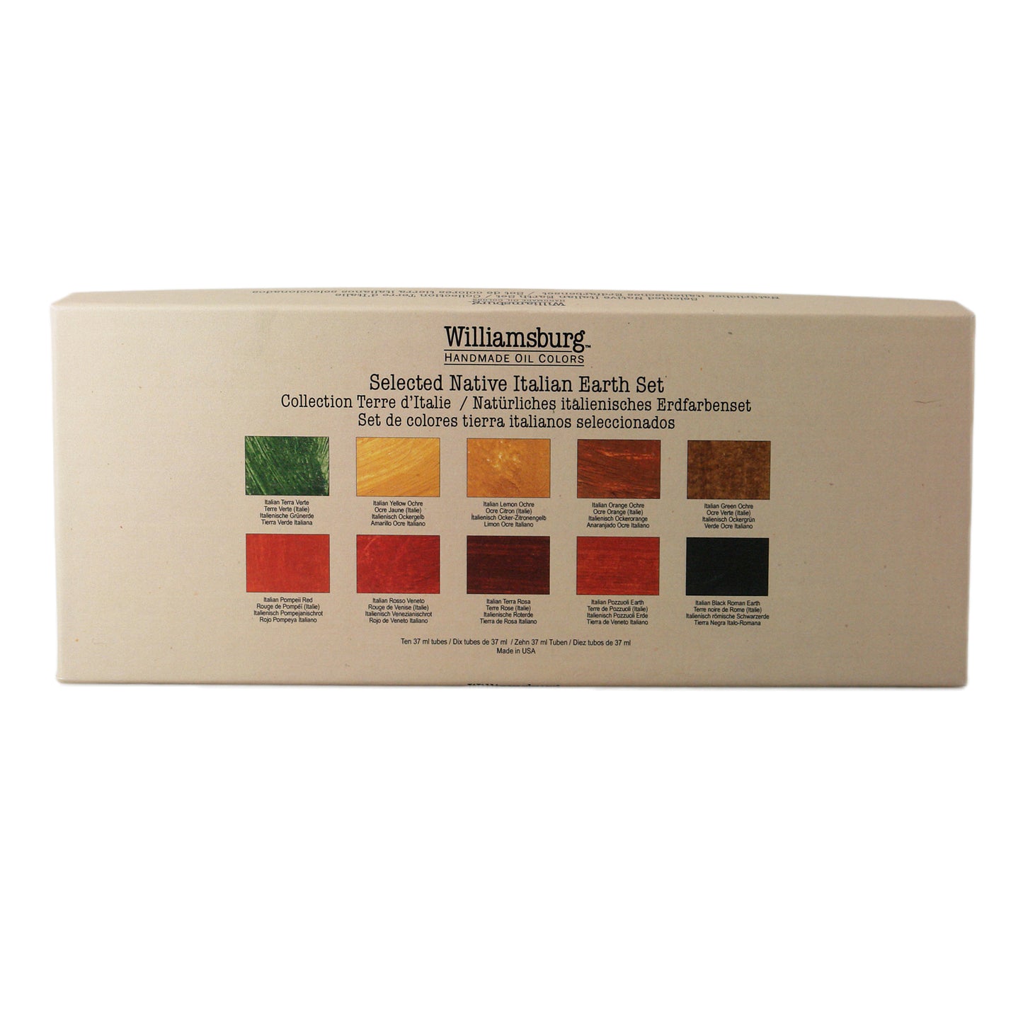 Williamsburg Oils - Native Italian Earth Set of 10 x 37ml Tubes