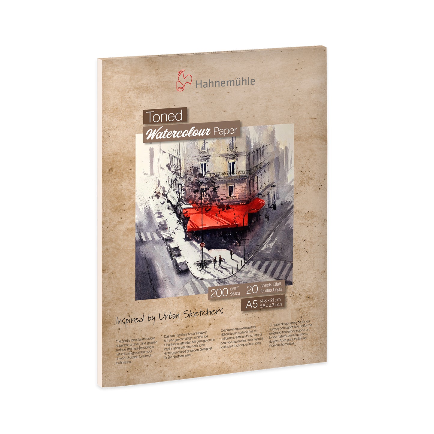 Hahnemühle® Toned Watercolour Pads Beige 200gsm