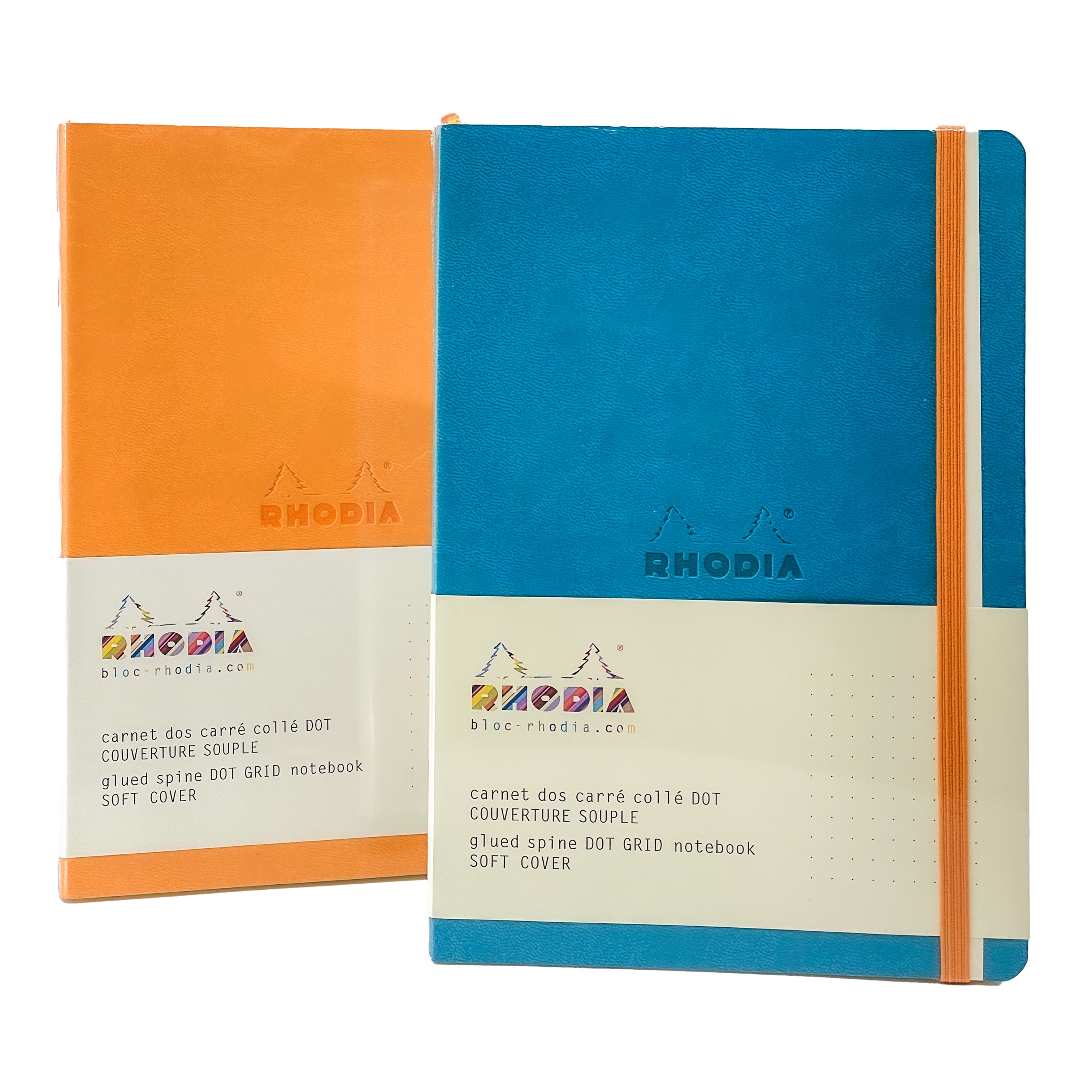 Rhodia Goalbook Dot Grid A5 Hardcover Journal - Turquoise (Ivory Paper)