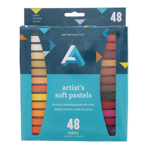 Art Alternatives Artist's Soft Pastels Assorted Set of 48