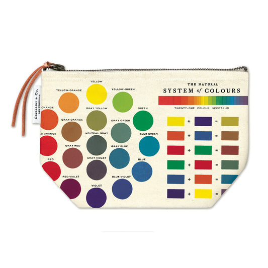 Cavallini Vintage Pouch - Color Wheel