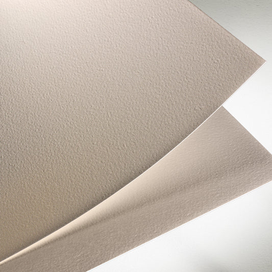 Magnani Ponte Vecchio Drawing Sheet Natural White Rough 20% Cotton 220gsm, 50 x 65 cm