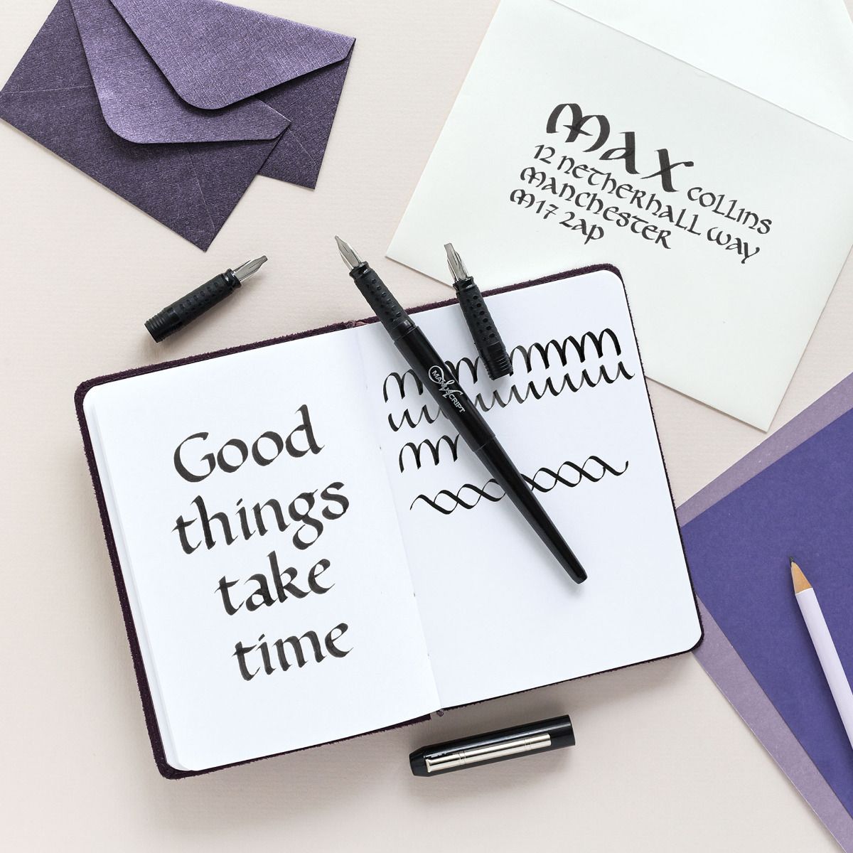 Manuscript Scribe Calligraphy Set