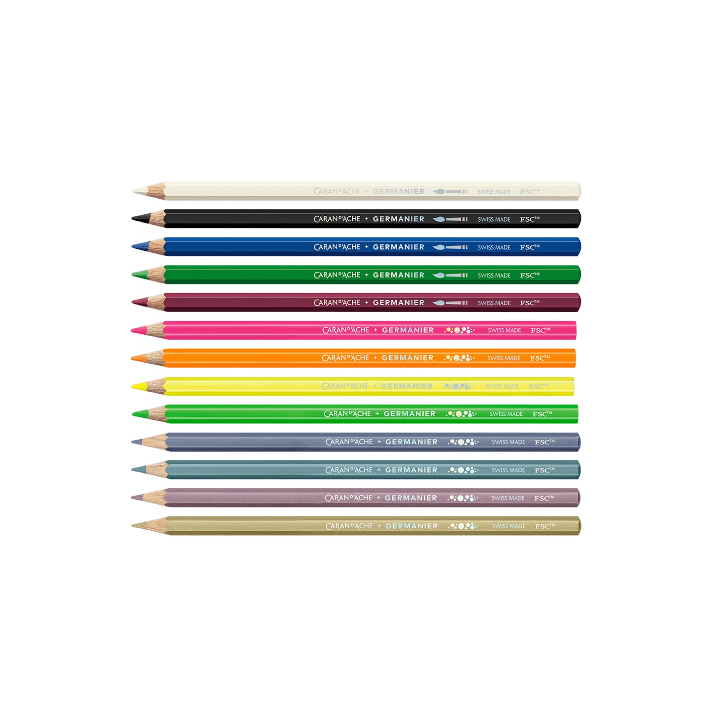Caran d'Ache Germanier Edition Creative Colour Pencil Set of 13