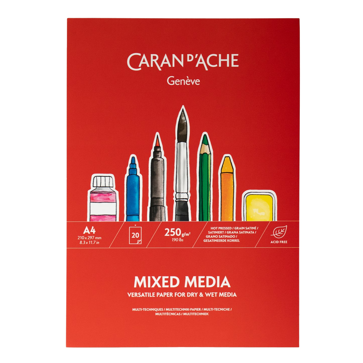 Caran d'Ache Mixed Media Pad A4