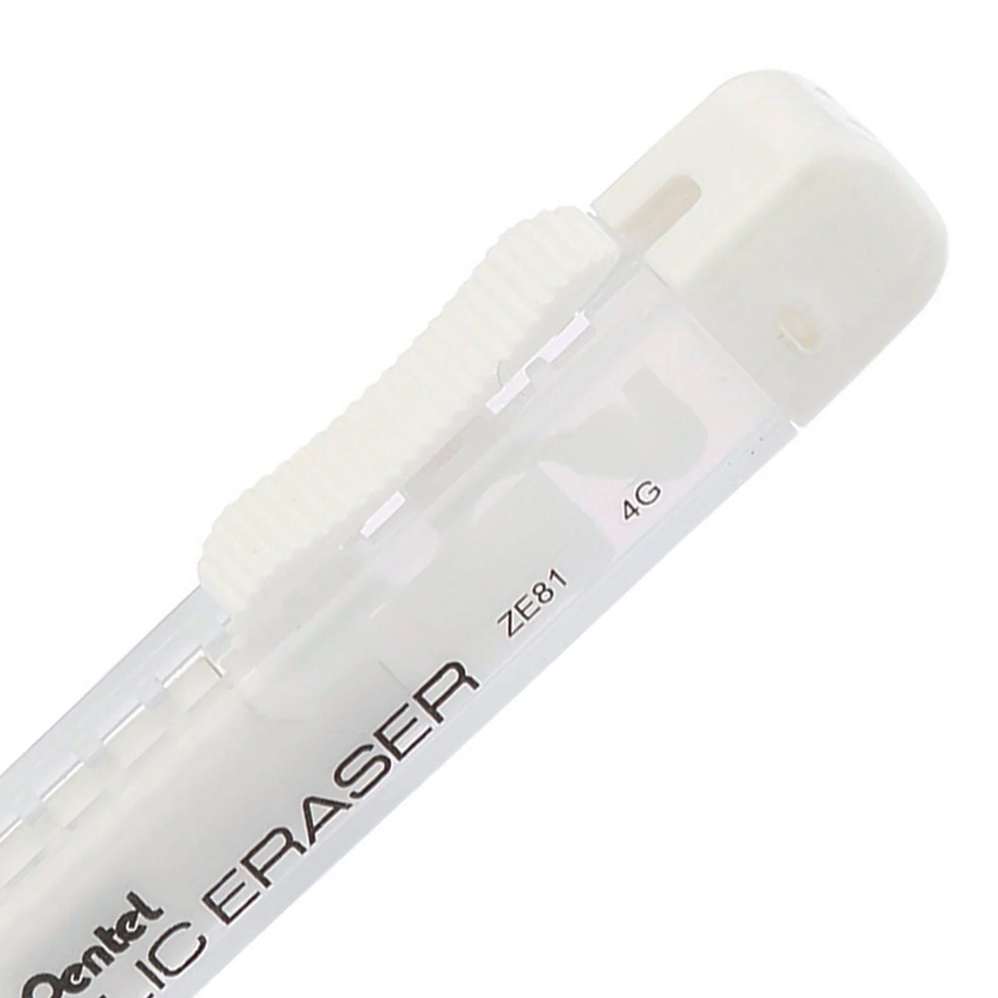 Pentel CLIC ERASER Retractable Eraser - White Barrel