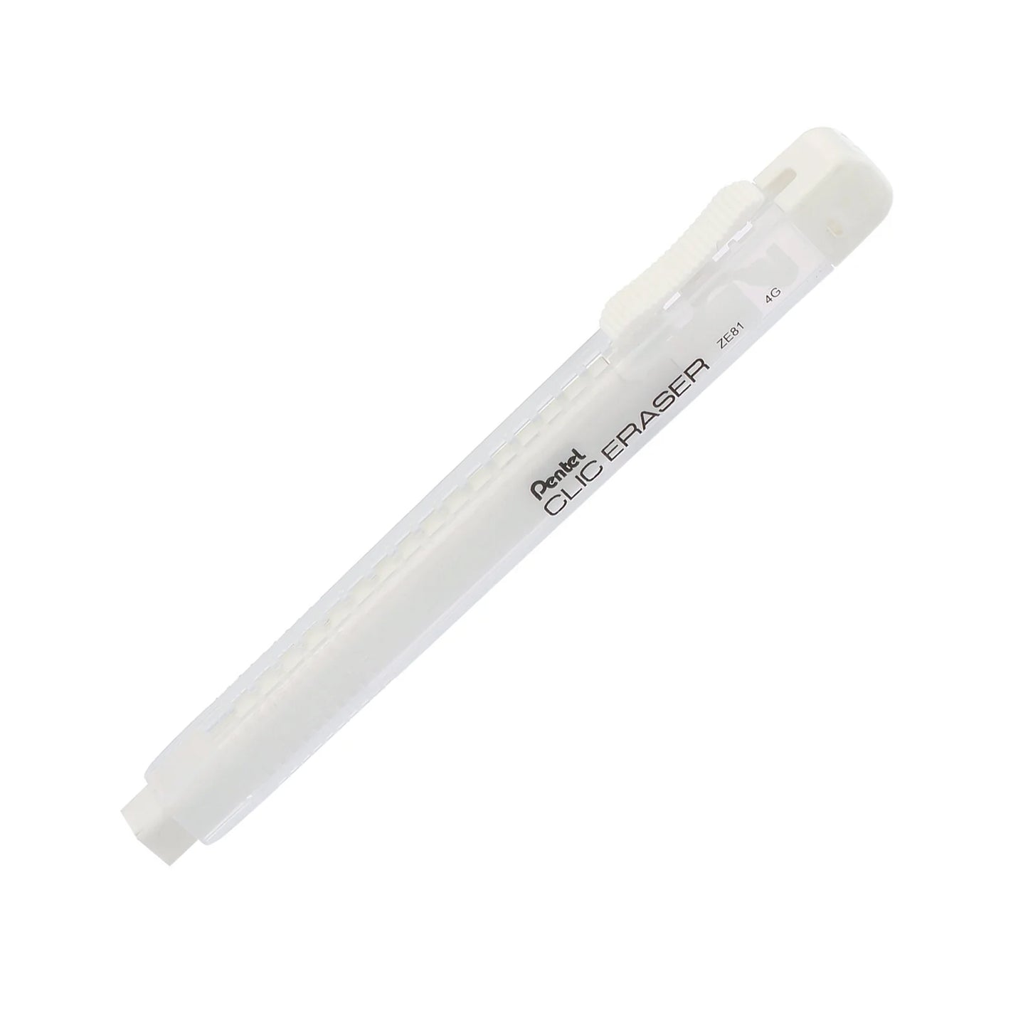 Pentel CLIC ERASER Retractable Eraser - White Barrel