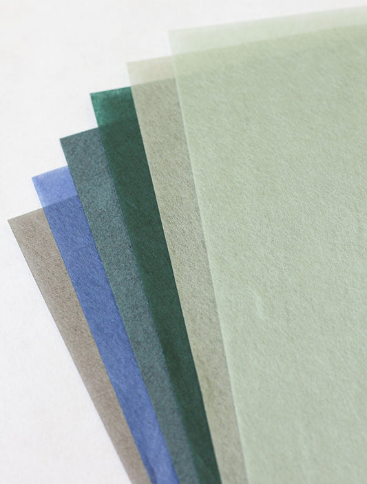 Japanese Paper Place Washi for Art - Cool Colour Pack