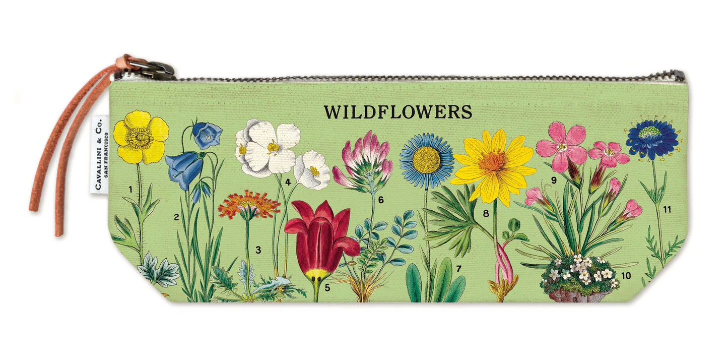 Cavallini Mini Pouch - Wildflowers