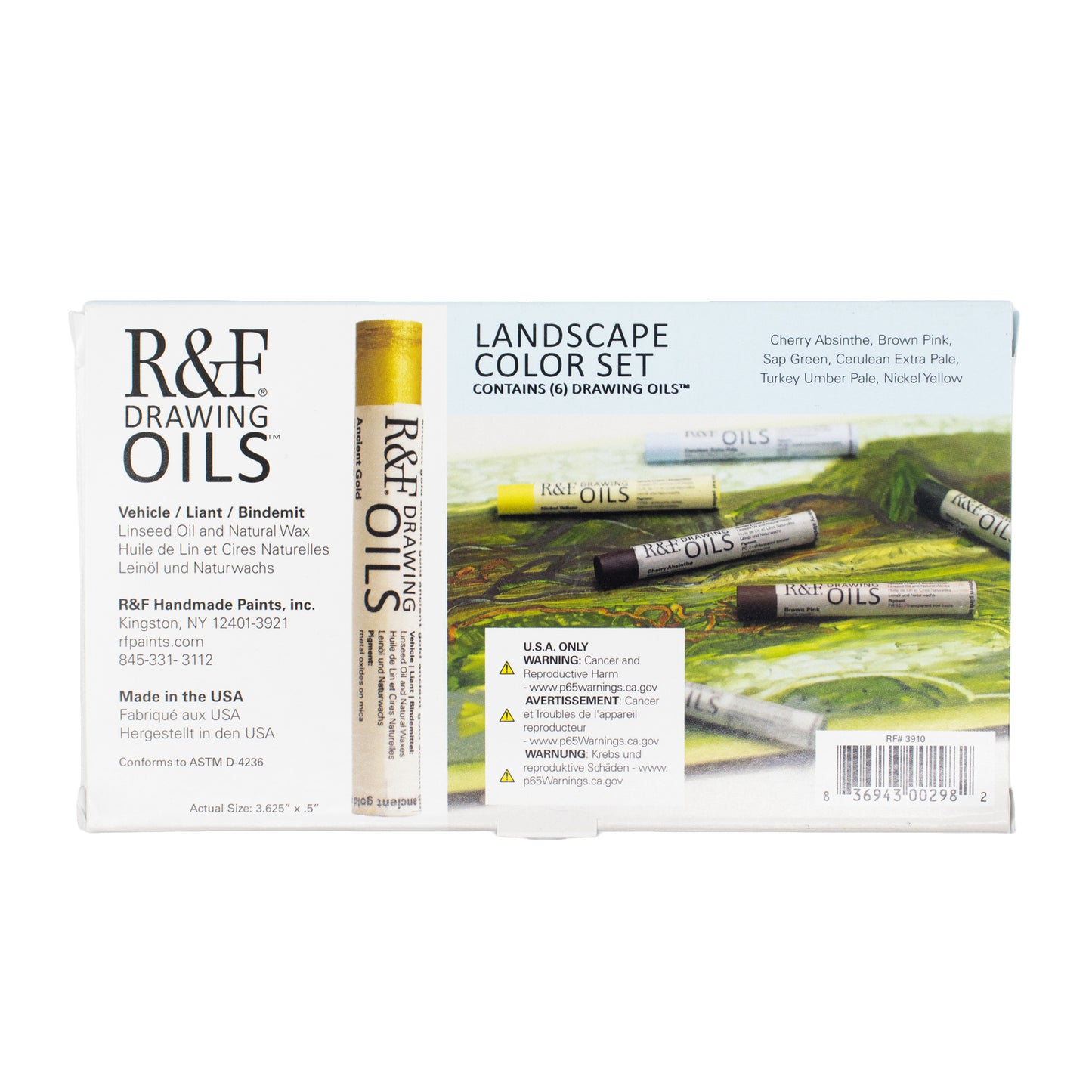 R&F Drawing Oil Color Set of Six - Landscape