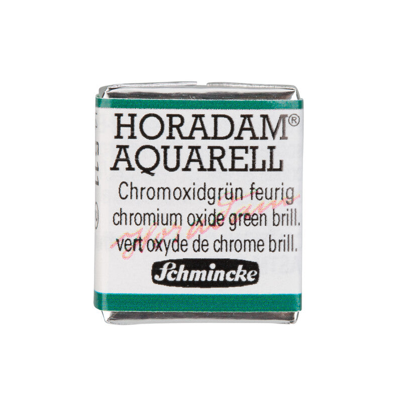Schmincke HORADAM AQUARELL Watercolour Half Pan - Greens