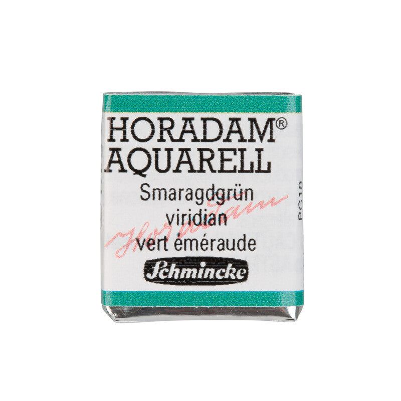 Schmincke HORADAM AQUARELL Watercolour Half Pan - Greens