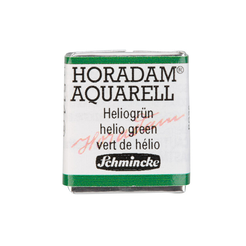 Schmincke HORADAM AQUARELL Watercolour Half Pan - Greens
