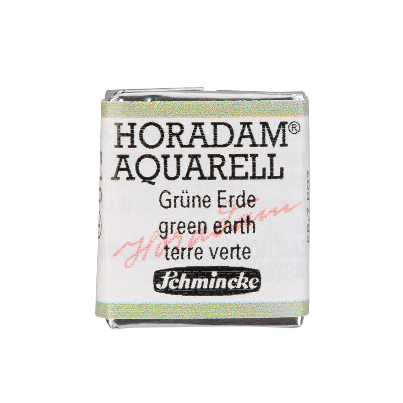 Schmincke HORADAM AQUARELL Watercolour Half Pan - Greens