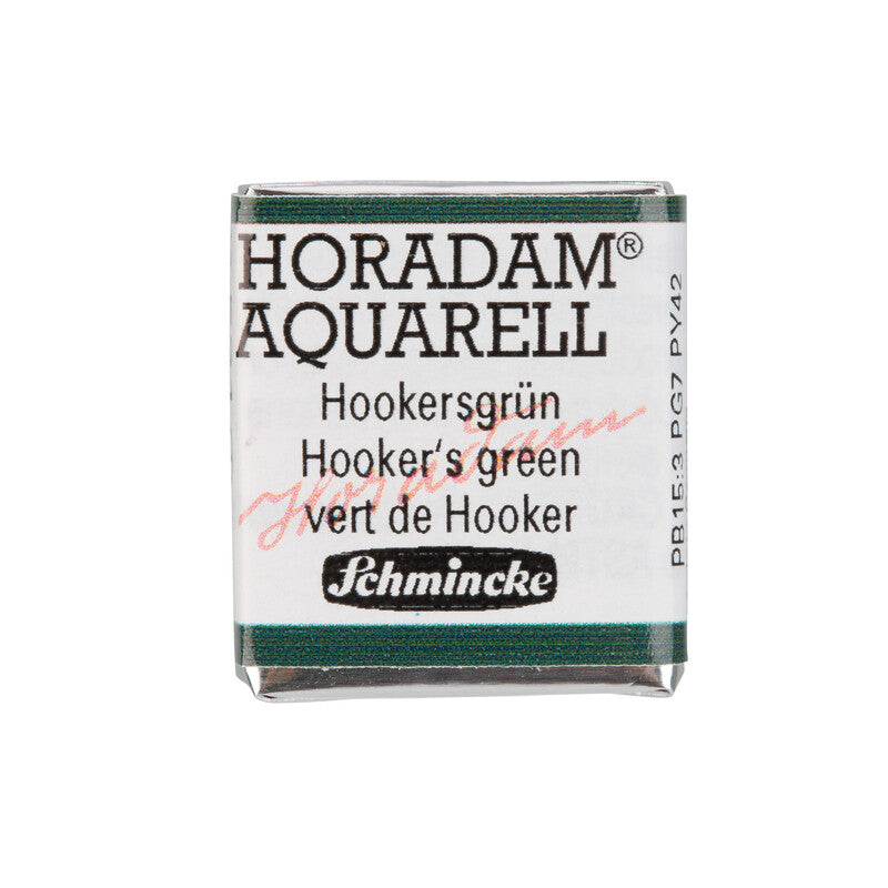 Schmincke HORADAM AQUARELL Watercolour Half Pan - Greens