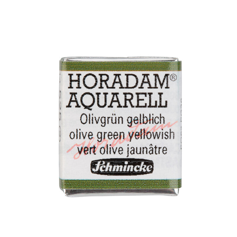 Schmincke HORADAM AQUARELL Watercolour Half Pan - Greens