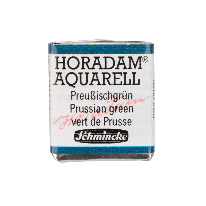Schmincke HORADAM AQUARELL Watercolour Half Pan - Greens