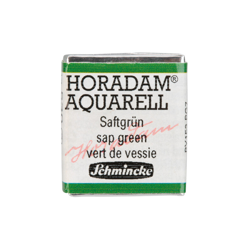 Schmincke HORADAM AQUARELL Watercolour Half Pan - Greens
