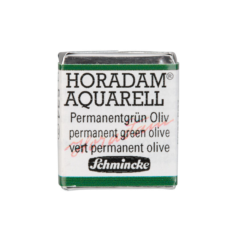 Schmincke HORADAM AQUARELL Watercolour Half Pan - Greens