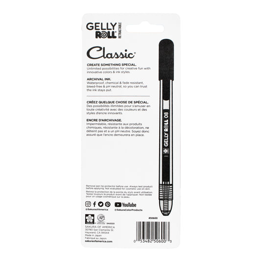 Sakura Retractable Gelly Roll Pen - Classic Set of 3