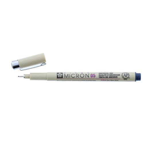 Sakura Pigma Micron Pen - Blue-Black 05