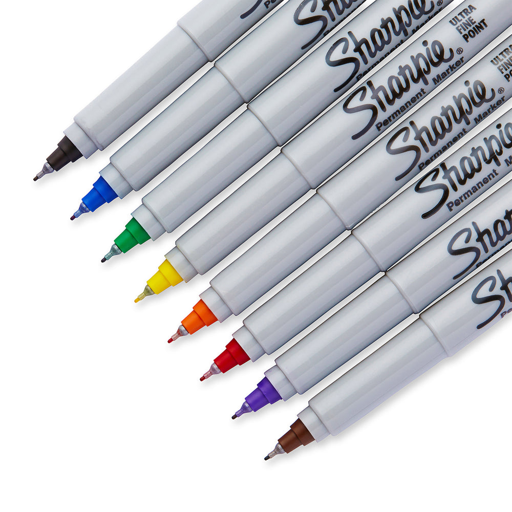 Sharpie Permanent Marker Set - Ultra Fine Assorted Set of 8