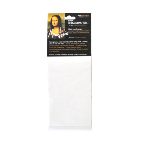 Mona Lisa Super Chacopaper Transfer Paper 17" x 11" - White