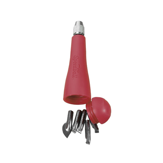Speedball Lino Cutter Red Handle Set #1 - Set of 6