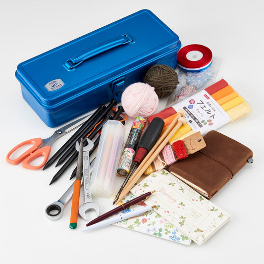 Toyo Steel T-320 Flat Top Toolbox T-Type - Soft Blue