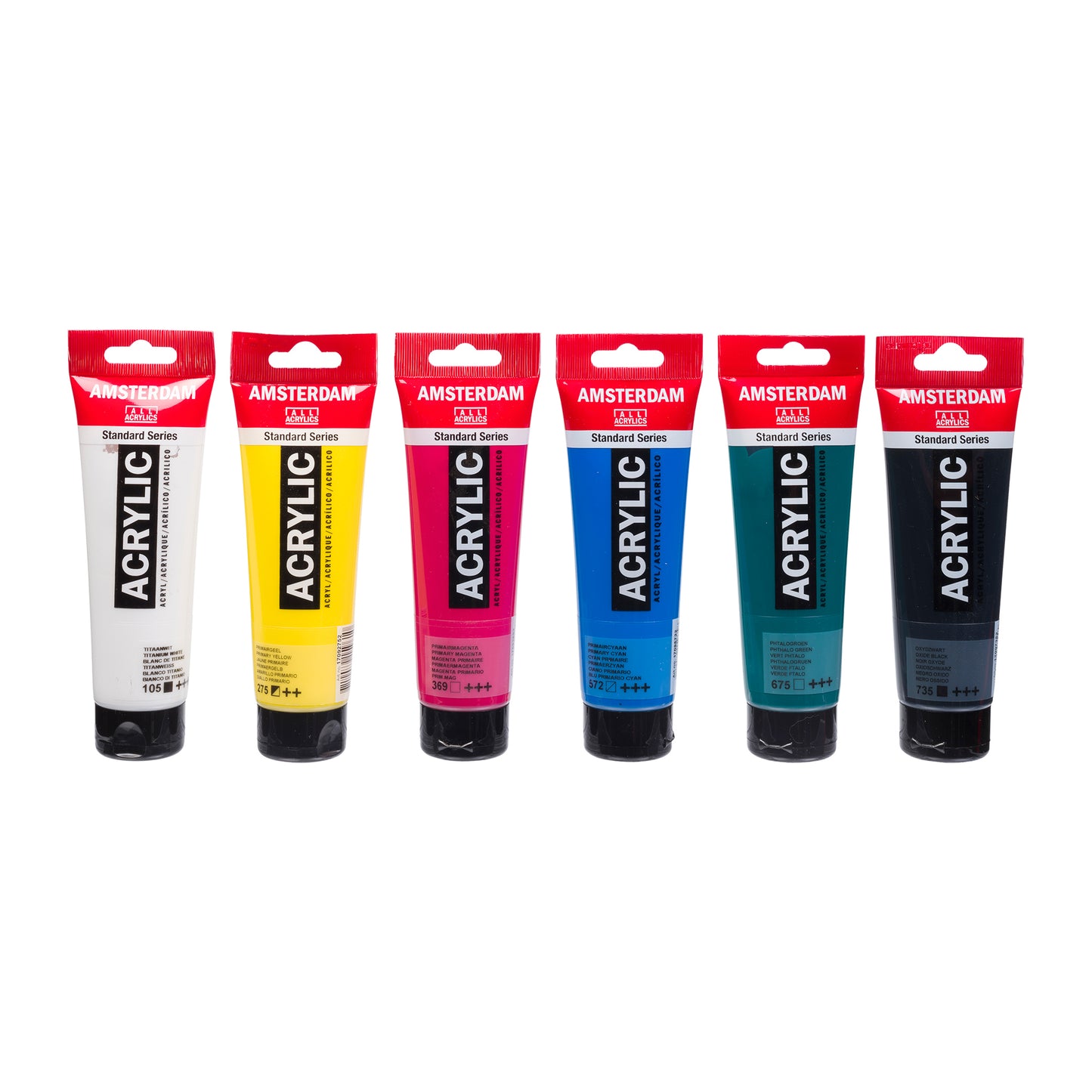 Amsterdam Standard Series Acrylic - Classroom Set of 6 x 120ml