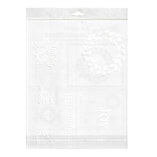 The Crafter's Workshop Stencil 8.5" x 11" - Layered Holly Joy