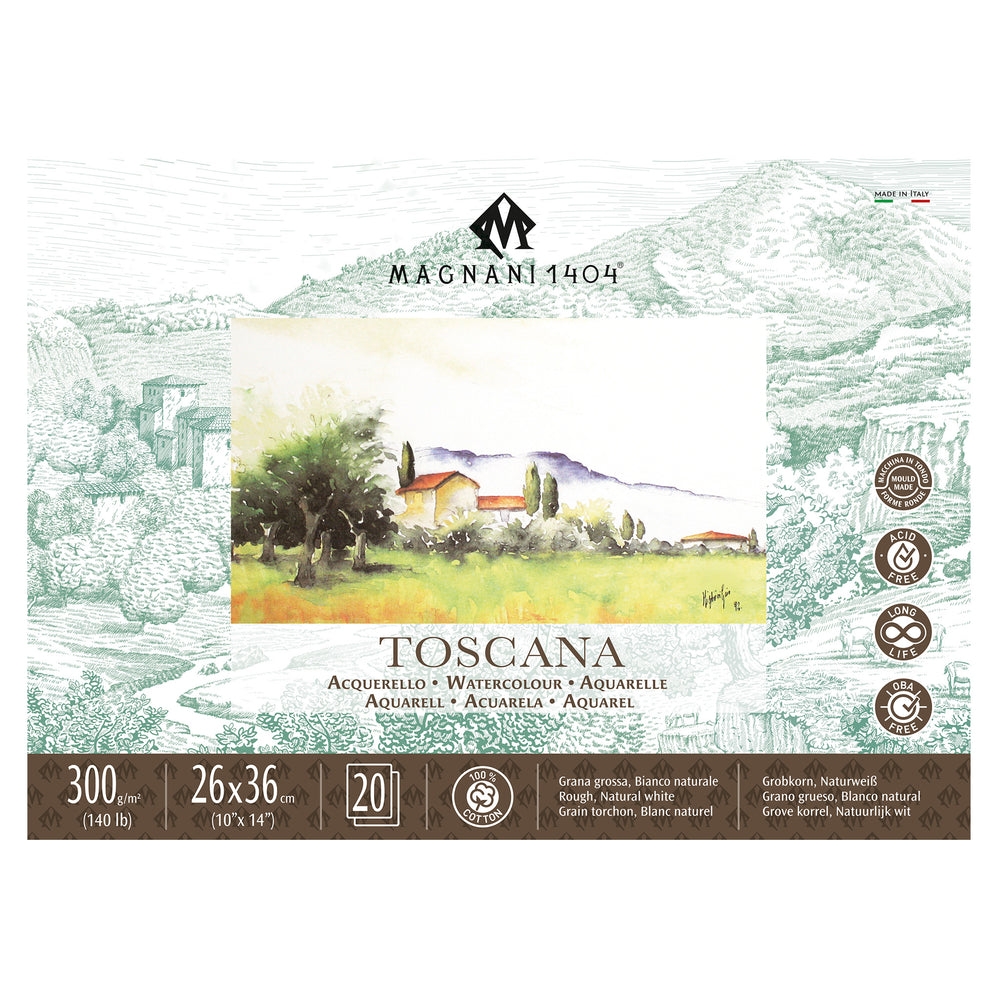 Magnani Toscana Watercolour Blocks Rough - 300gsm
