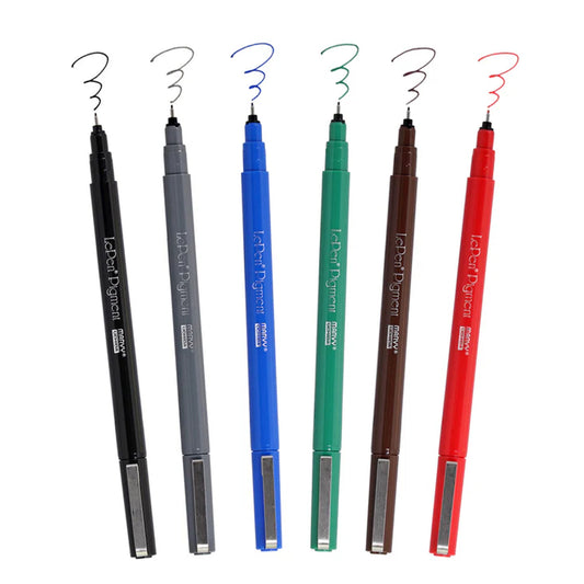 Marvy Uchida Le Pen Pigment Primary Set of 6