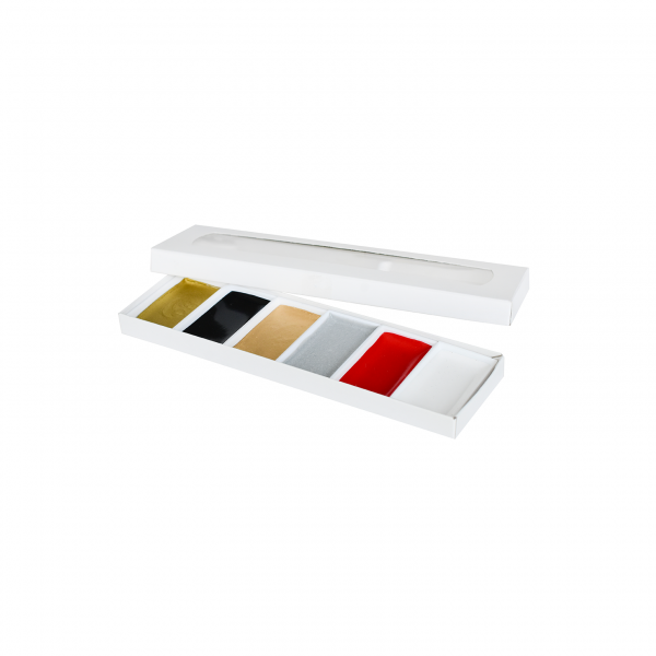 Yasutomo Sumi Watercolor Set (Classic Metallic) - 6 Colors