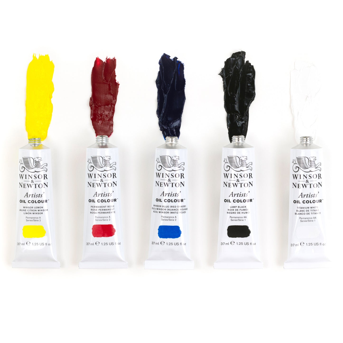 Winsor & Newton Artists' Oil Colours - Primary Set of 5