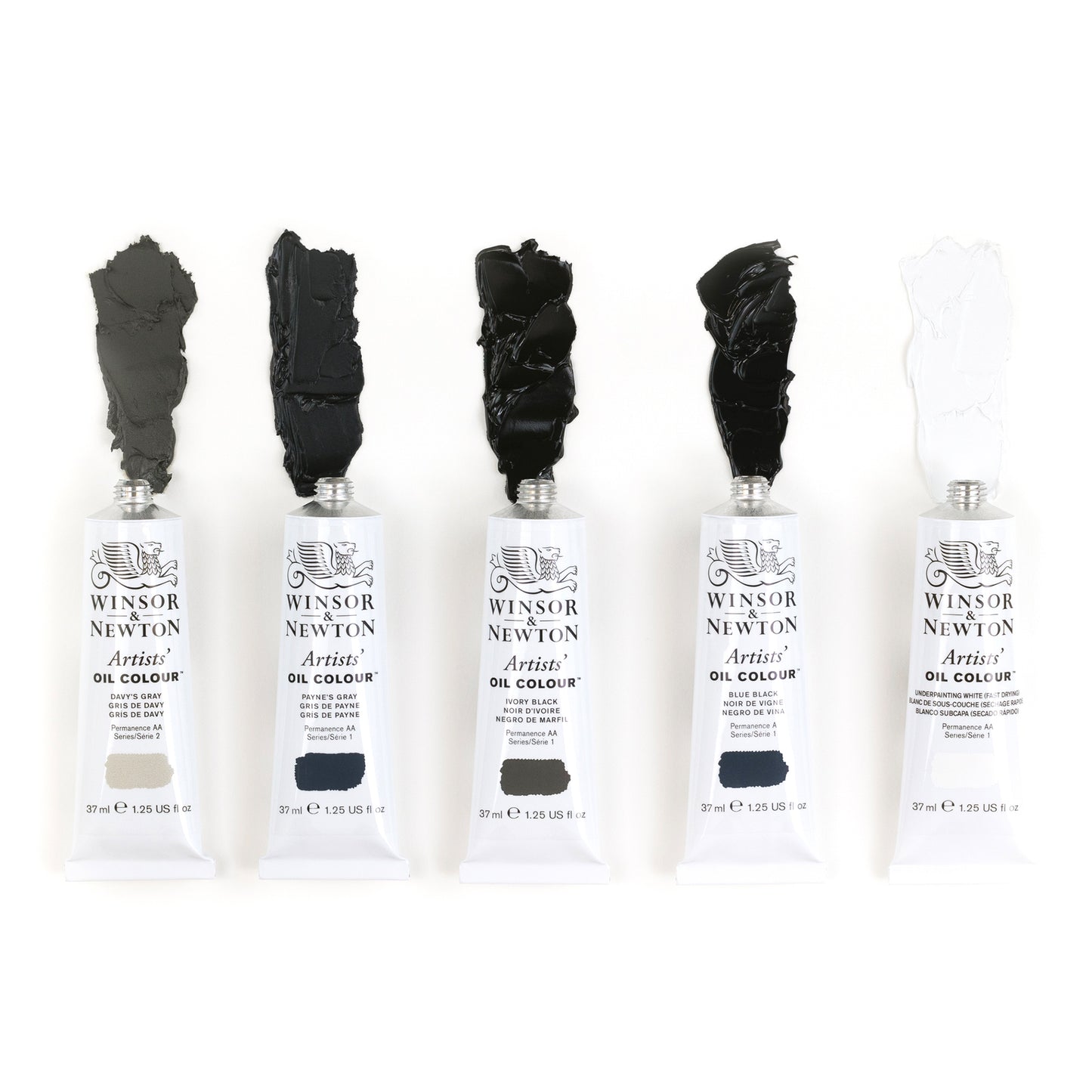 Winsor & Newton Artists' Oil Colours - Neutral Set of 5