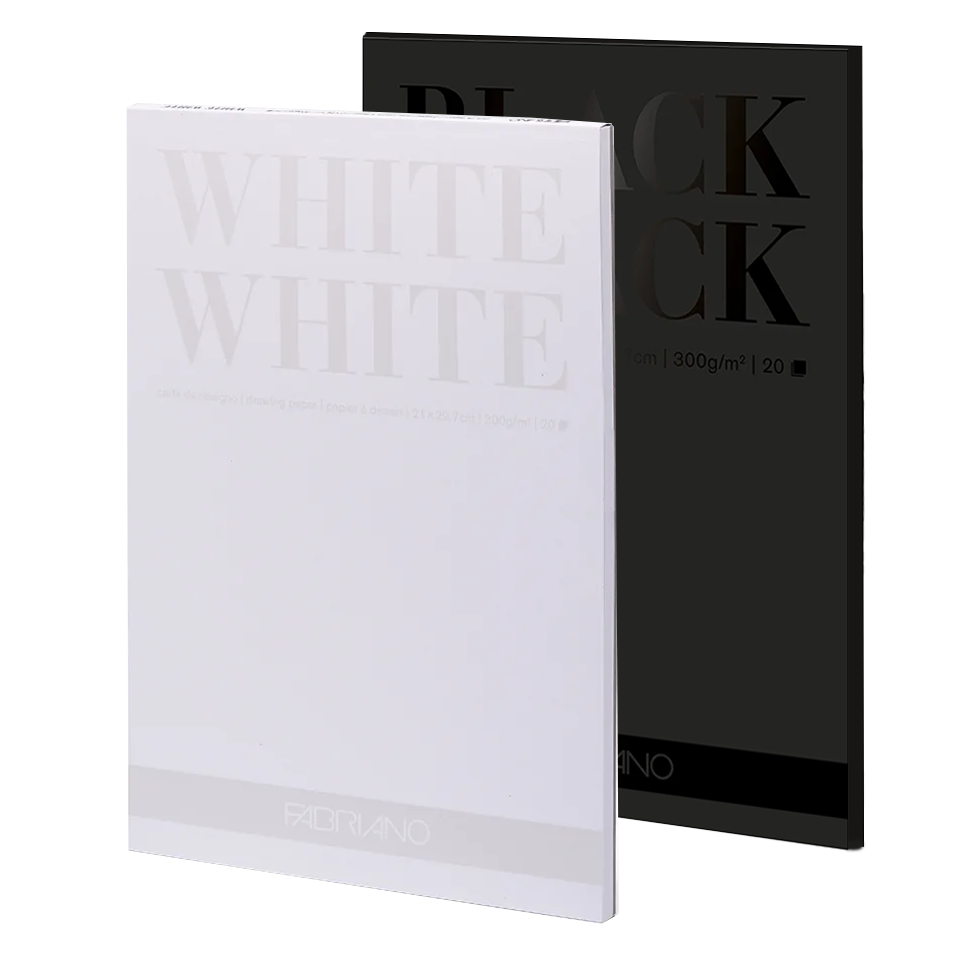 Fabriano WHITE WHITE Paper Pads