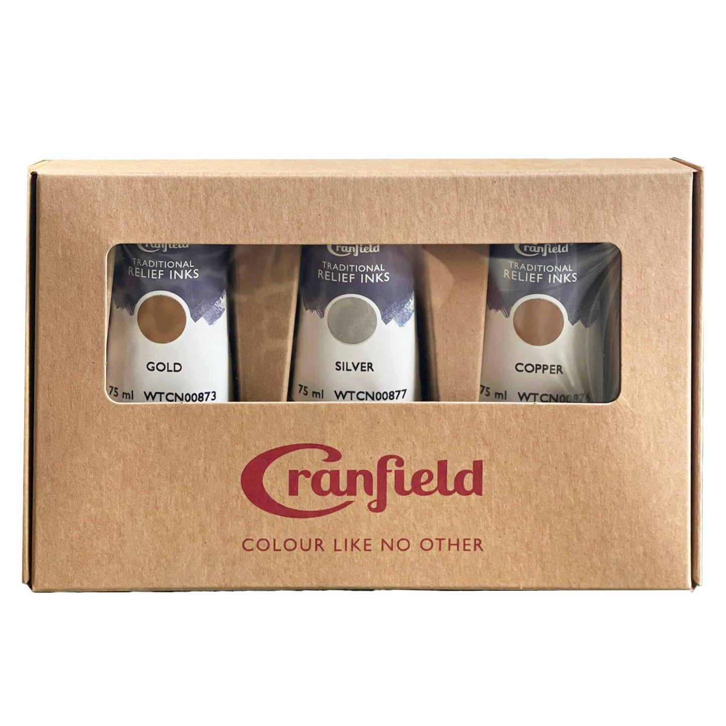 Cranfield Traditional Relief Ink Metallic Set of 3