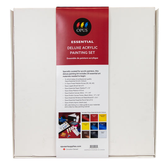 Opus Essential Deluxe Acrylic Painting Set of 20