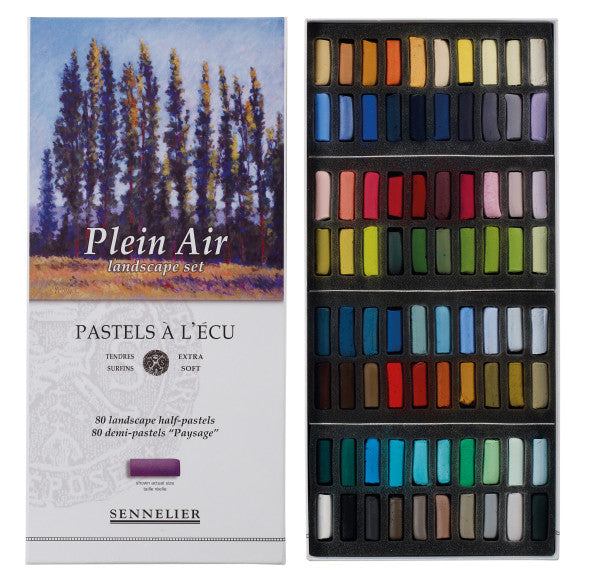Sennelier Soft Pastels Half Stick - Set of 80 Plein Air Landscape