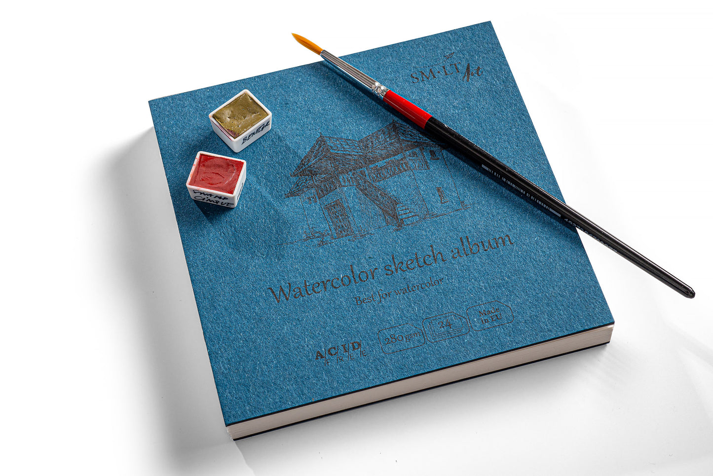 SM•LT Layflat Watercolor Sketch Album – 5.5" x 5.5"