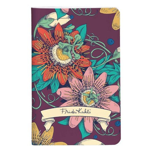 Clairefontaine Frida Kahlo thread-stitched notebook 7.5x12cm, assorted floral cover designs