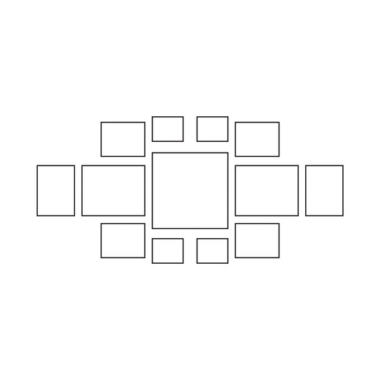 Luna Shadow Frame Gallery Wall - Cove (Black)
