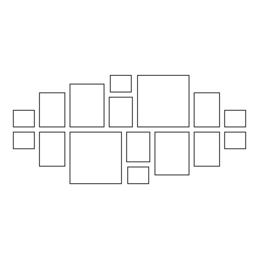 Luna Shadow Frame Gallery Wall - Vista (Black)